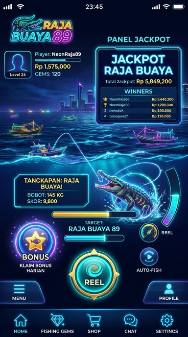 dunia77 — layar beranda